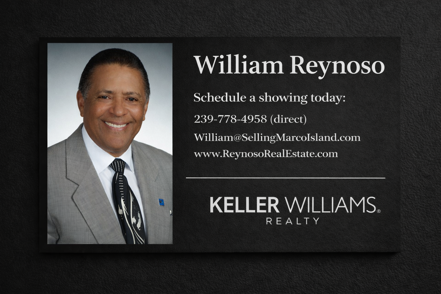 William Reynoso Business Card